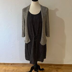Eileen Fisher open-weave cardigan